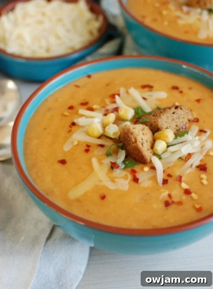 Homestyle Slow Cooker Cheesy Potato Corn Chowder 2 Slow Cooker Cheesy Potato Corn Chowder - comfort food