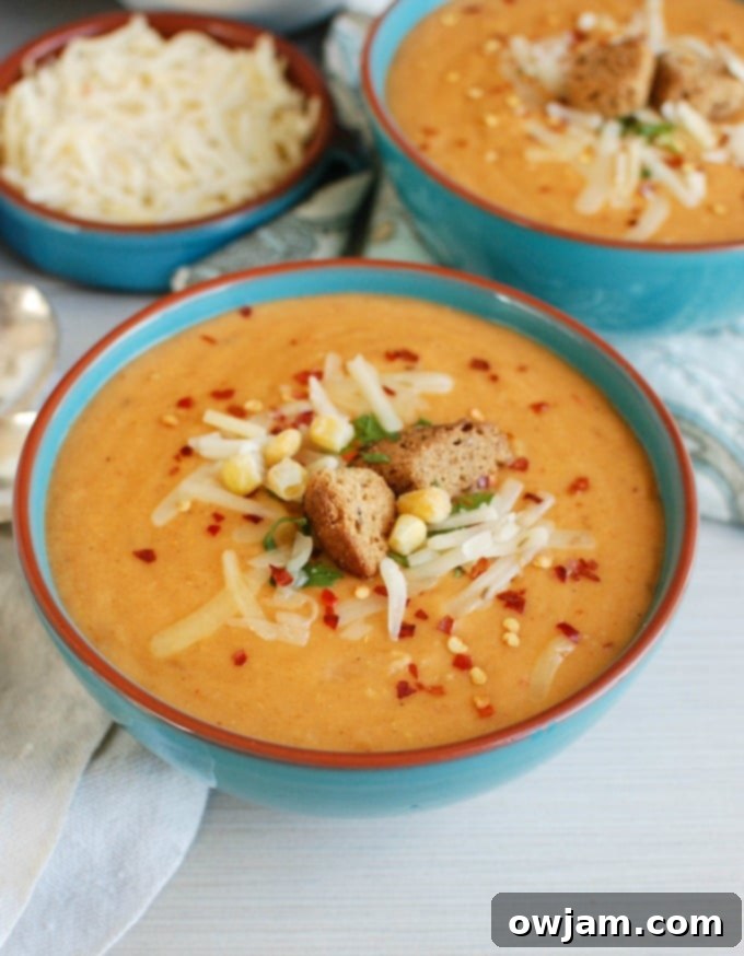 Homestyle Slow Cooker Cheesy Potato Corn Chowder 3 Slow Cooker Cheesy Potato Corn Chowder - dinner