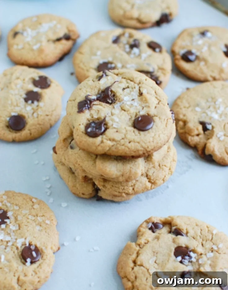 Salty Sweet Chocolate Chip Cookies 2 Sea Salt Chocolate Chip Cookies - the best cookies