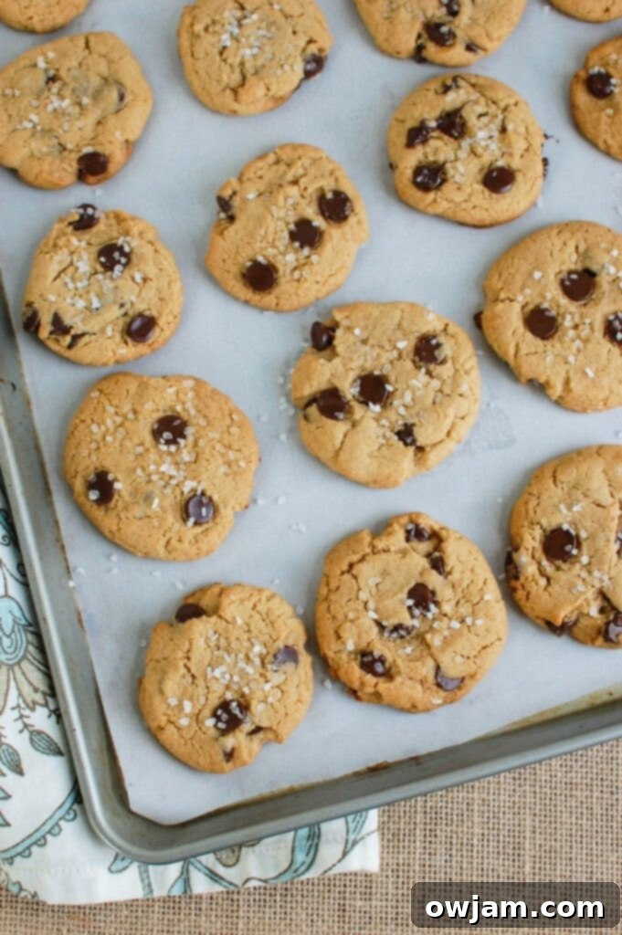 Salty Sweet Chocolate Chip Cookies 4 Sea Salt Chocolate Chip Cookies - sweet meets salty