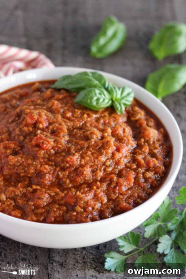 Meat Sauce with Hidden Vegetables - a sneaky way to add greens to pasta