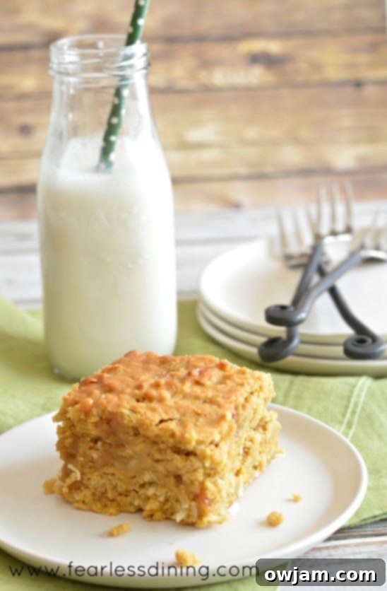 Gluten Free Butternut Squash Caramel Cake Bars - a sweet treat with hidden veggies