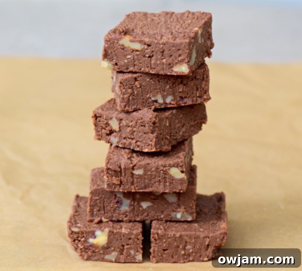 Healthy Lentil Mint Fudge - a unique and nutritious treat for kids