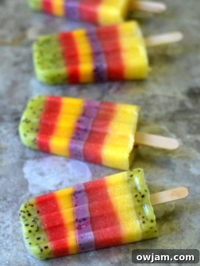 Whole Fruit Popsicles - a simple and refreshing frozen fruit snack