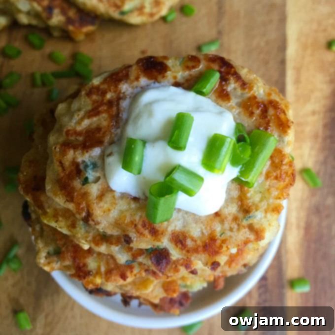 Cheesy Zucchini Fritters - a clever way to add vegetables to kid's meals