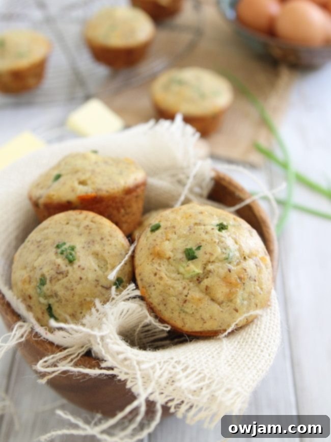 Sausage Cheddar Breakfast Muffins