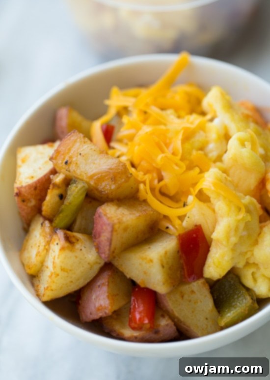 Make-Ahead Breakfast Potato Bowls
