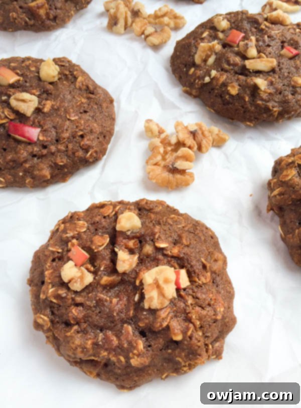Apple Oat Breakfast Cookies