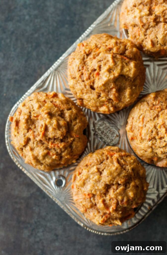 Carrot Butternut Whole Grain Muffins