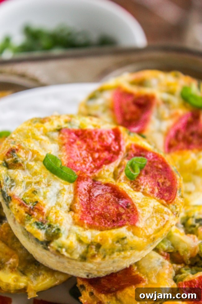Pizza Egg Muffins
