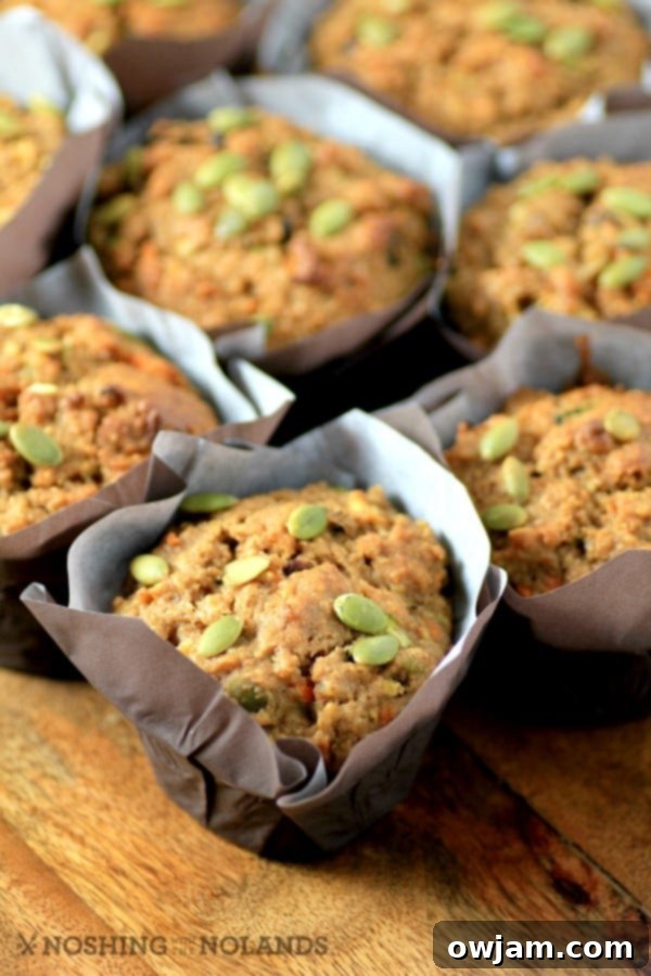 Zucchini Carrot Breakfast Muffins