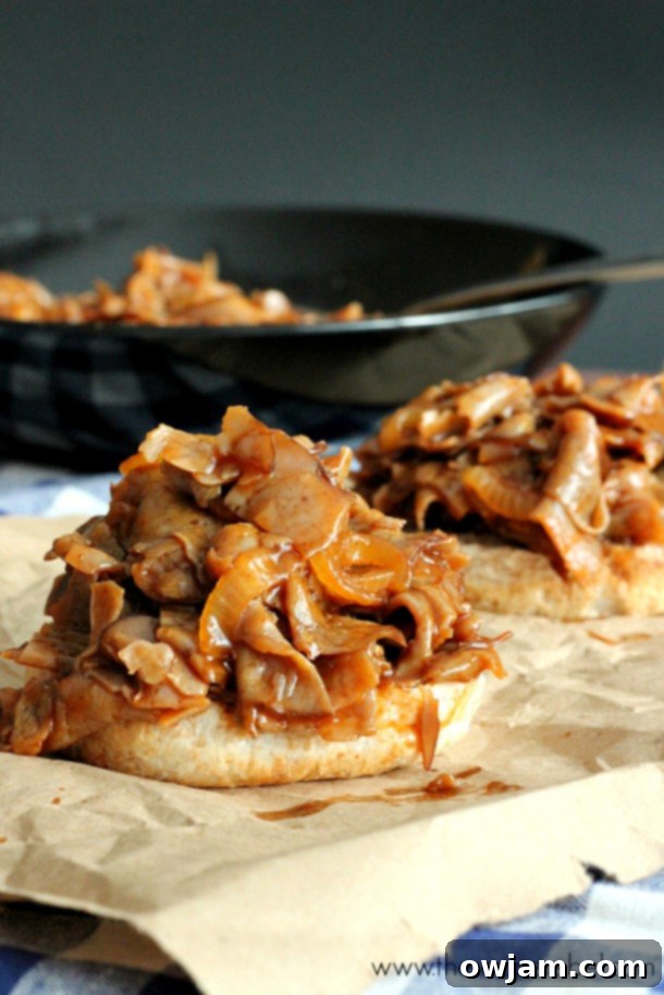 A plate of 15 Minute BBQ Beef Sandwiches with coleslaw.