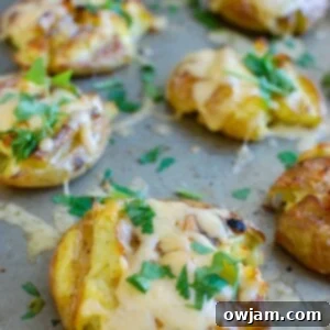 Creamy Gouda Smashed Potatoes 6 Gouda Smashed Potatoes