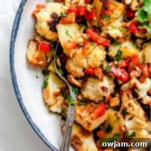 Cauliflower Potato Fusion Salad 10 Cauliflower Potato Salad with logo