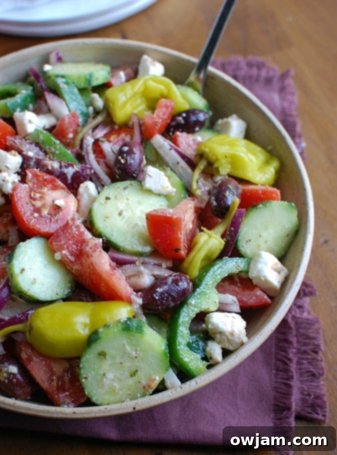 Village Greek Salad - lunch