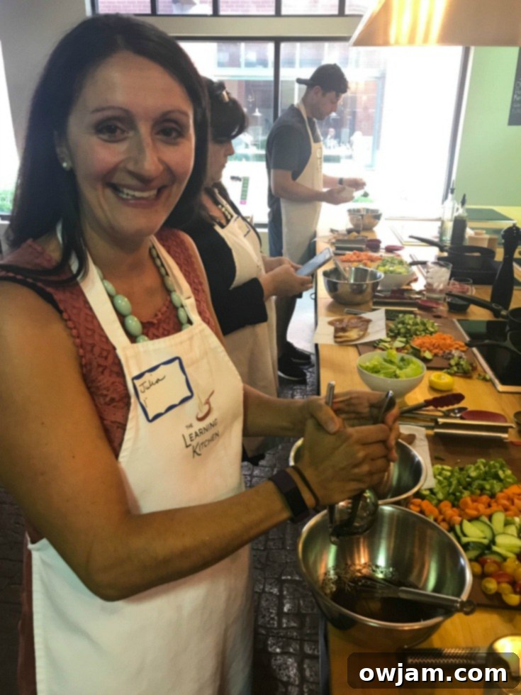 Ingredients for Fattoush salad at The Learning Kitchen