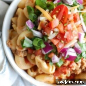 Easy Weeknight Instant Pot Turkey Taco Pasta 8 Instant Pot Turkey Taco Pasta 1200 x 1200