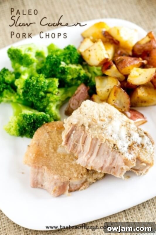 14 Essential Pork Recipes 7 Healthy and tender Paleo Slow Cooker Pork Chops, cooked to perfection.