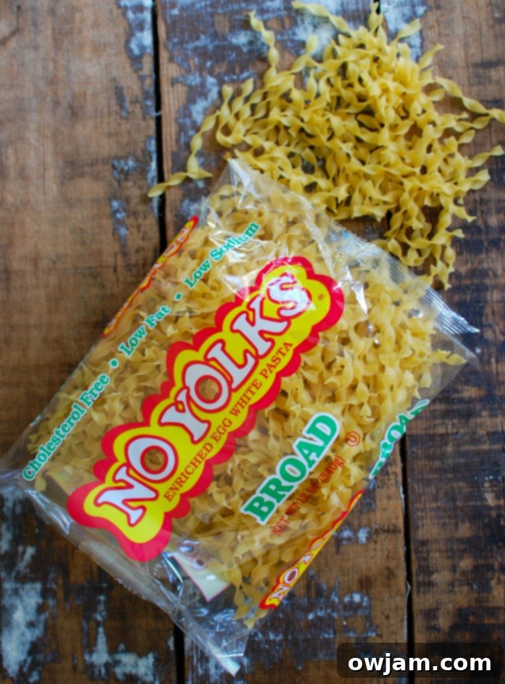 Various dishes made with versatile No Yolks Noodles, showcasing their use in different recipes.