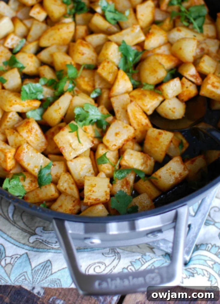 Spicy Lebanese Potatoes are crisp on the outside, tender on the inside and will spice up any meal. The sauce on these potatoes is the star featuring coriander, paprika, cayenne pepper mixed with olive oil and lemon juice. The dish is finished off with your favorite herb, cilantro or parsley. 