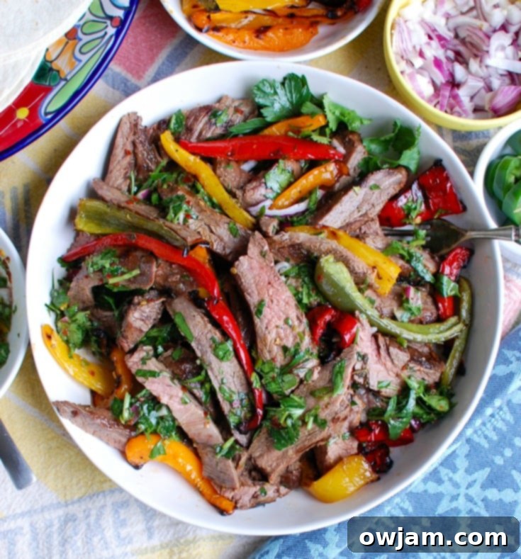 Succulent Grilled Flank Steak & Zesty Chimichurri 6 Grilled Flank Steak Sliced and Ready to Serve with Chimichurri Sauce