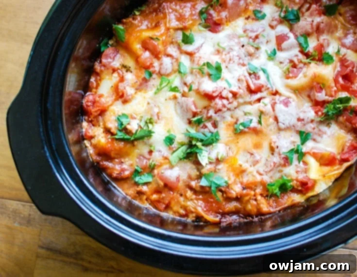 Crock Pot Lasagna is simple to make. This simple approach to the classic comfort food is one to make! 