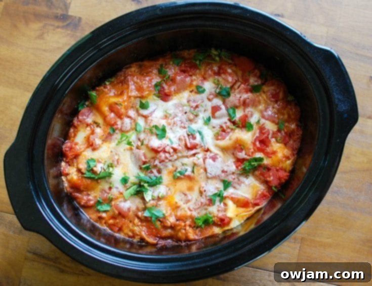 Crock Pot Lasagna is simple to make. This simple approach to the classic comfort food is one to make!