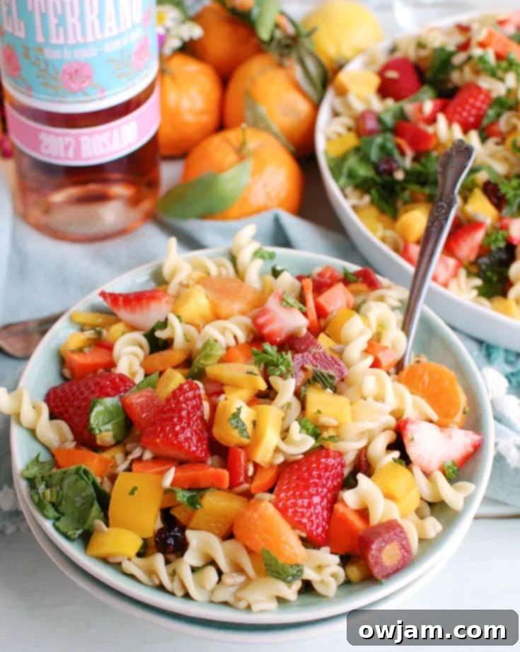 Individual Bowl of Spring Pasta Salad