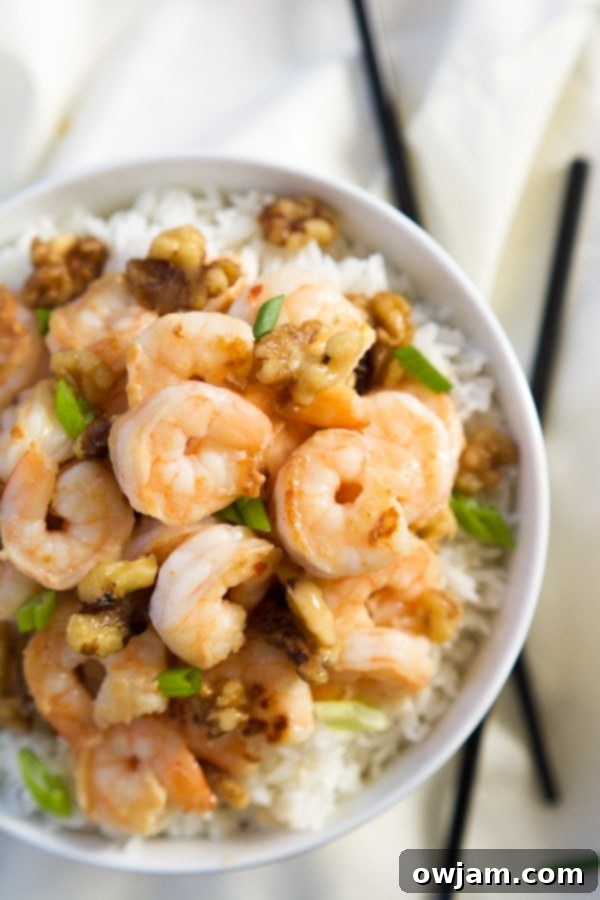 19 Fresh & Healthy Seafood Delights 15 Crispy, succulent shrimp coated in a light, sweet honey walnut glaze, offering a healthier and 'skinny' version of a popular takeout dish.