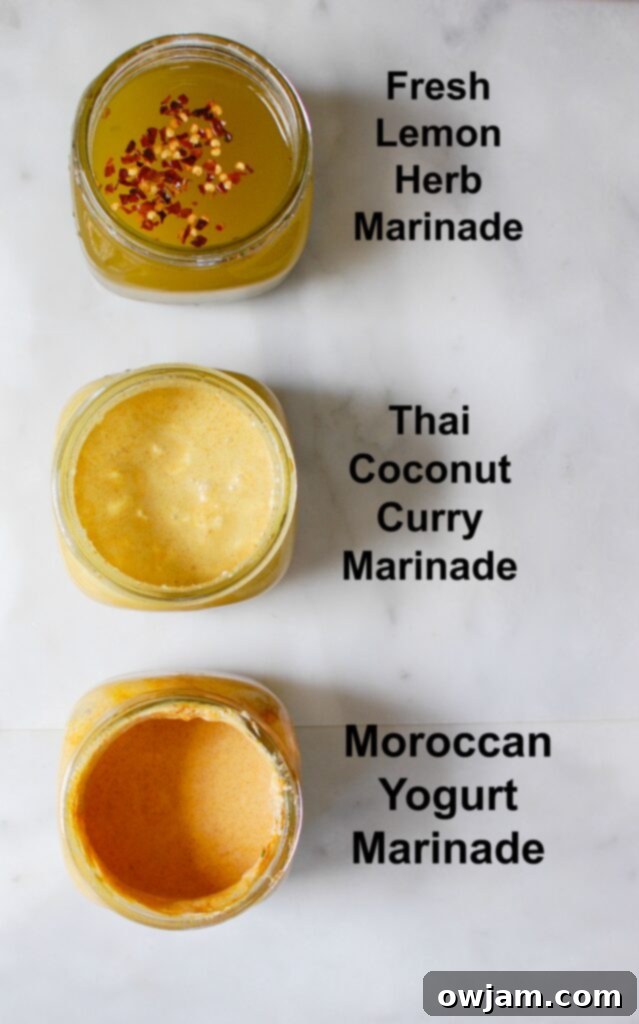 3 Easy Chicken Marinades Cups of Marinade 