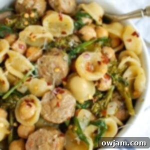 Effortless One-Pot Orecchiette with Sausage and Broccoli 5 One Pot Orecchiette with Sausage and Broccoli 1200 x 1200