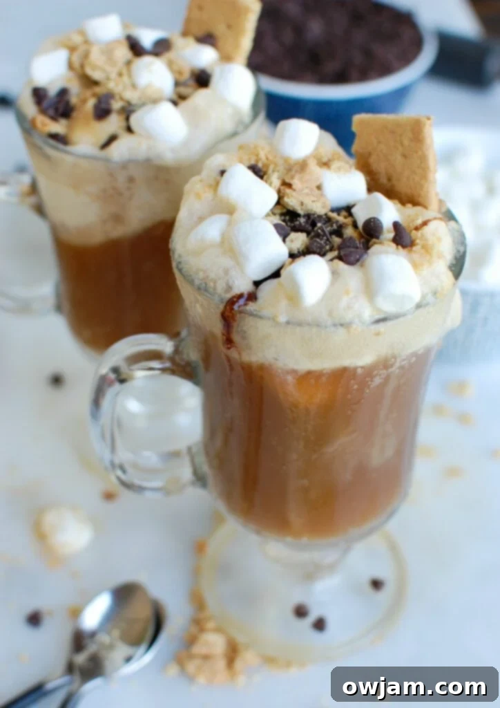 S'more A&W Root Beer Floats