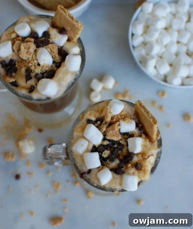 S'more A&W Root Beer Floats