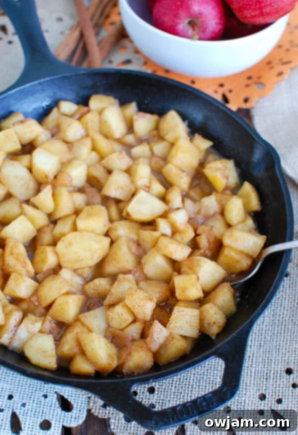 Cozy Skillet Apples 3 Easy Skillet Apples in Skillet