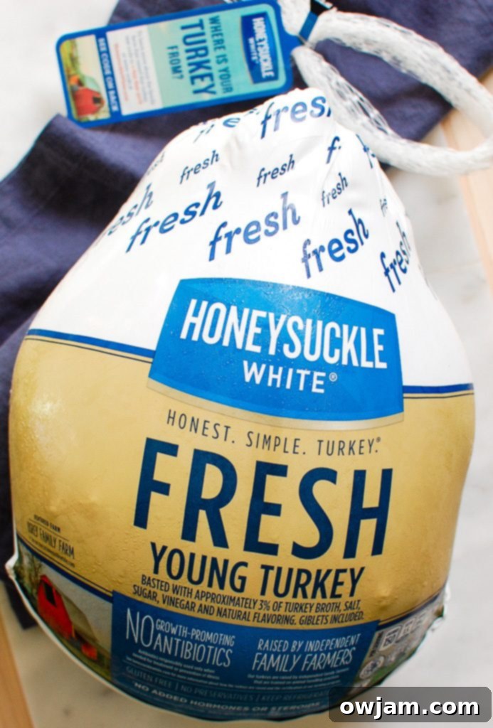 Honeysuckle White Turkey in Package, ready for preparation