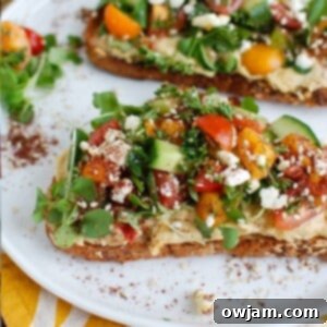 Zaatar Spiced Mediterranean Hummus Toast 6 Mediterranean Hummus Toast with Za'atar 1200 x 1200