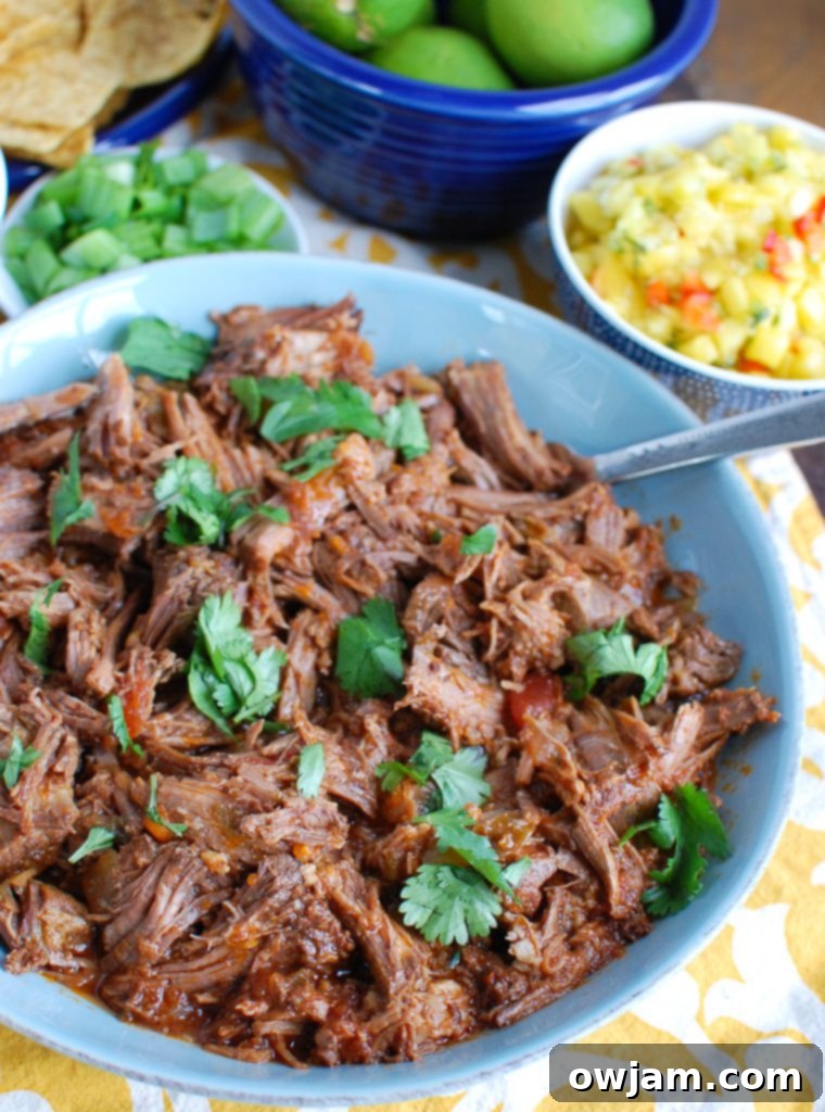 A serving of beef nachos being scooped with a spoon from a sheet pan, showing rich detail of ingredients.