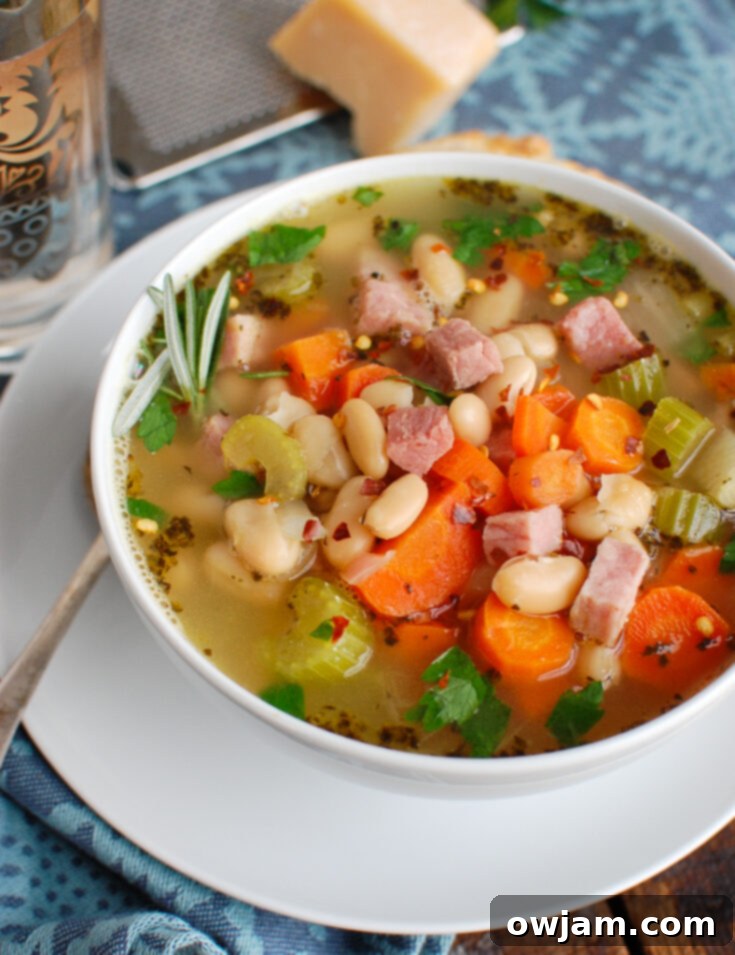 White Bean and Ham Soup