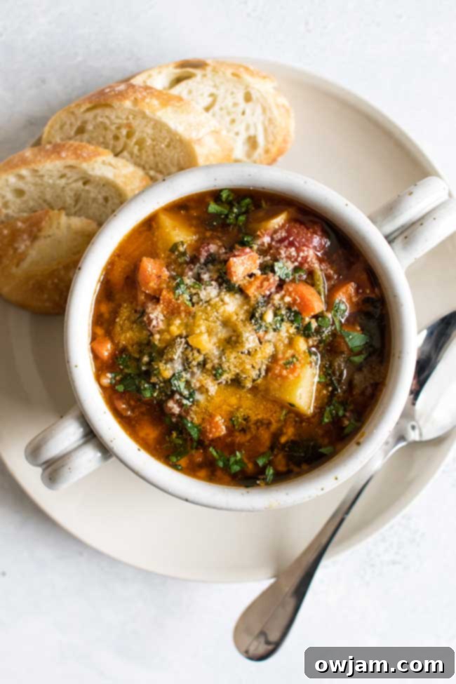 Winter Minestrone | Girl Gone Gourmet