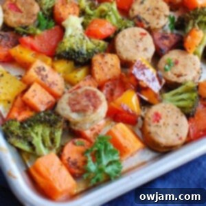 Sheet Pan Chicken Sausage and Vegetables 1200 x 1200