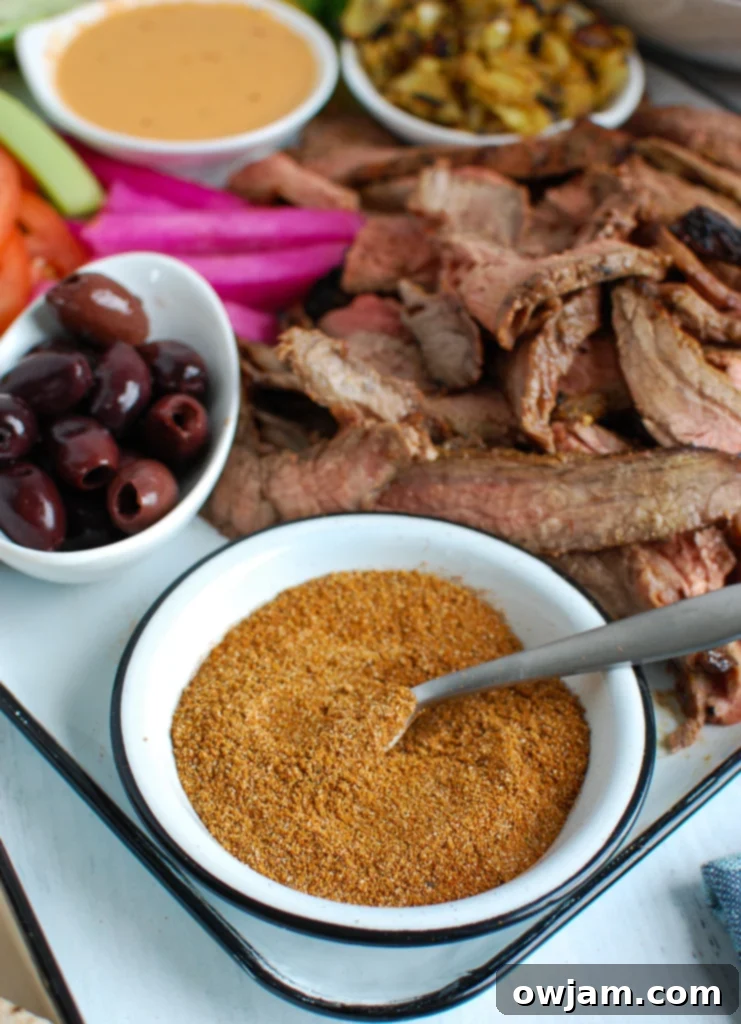 Homemade Shawarma Spice Mix 2 Homemade Shawarma Spice Blend with steak