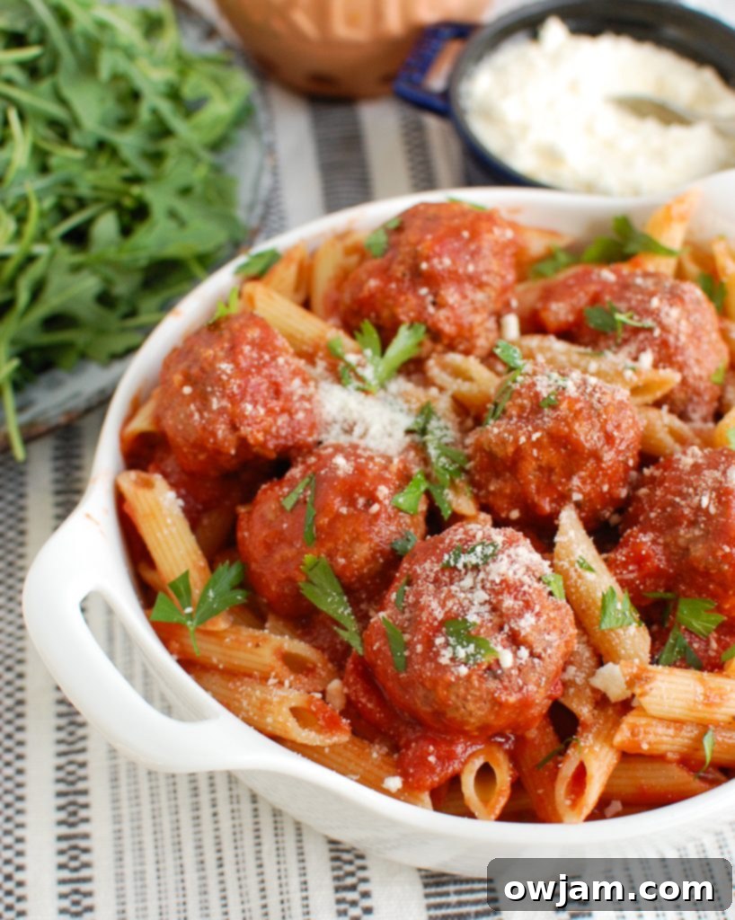 Succulent Pork Meatballs 5 Pork Meatballs generously topped with grated cheese