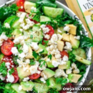 Chopped Greek Kale Salad