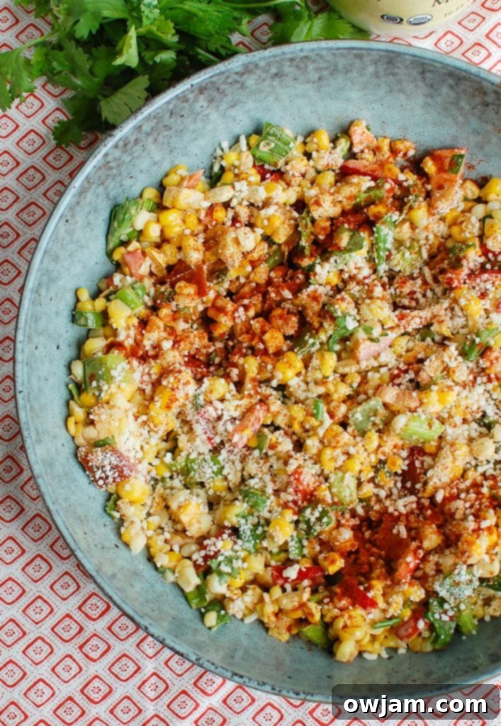 Zesty Mexican Street Corn Salad 3 Mexican Corn Salad with smoked paprika