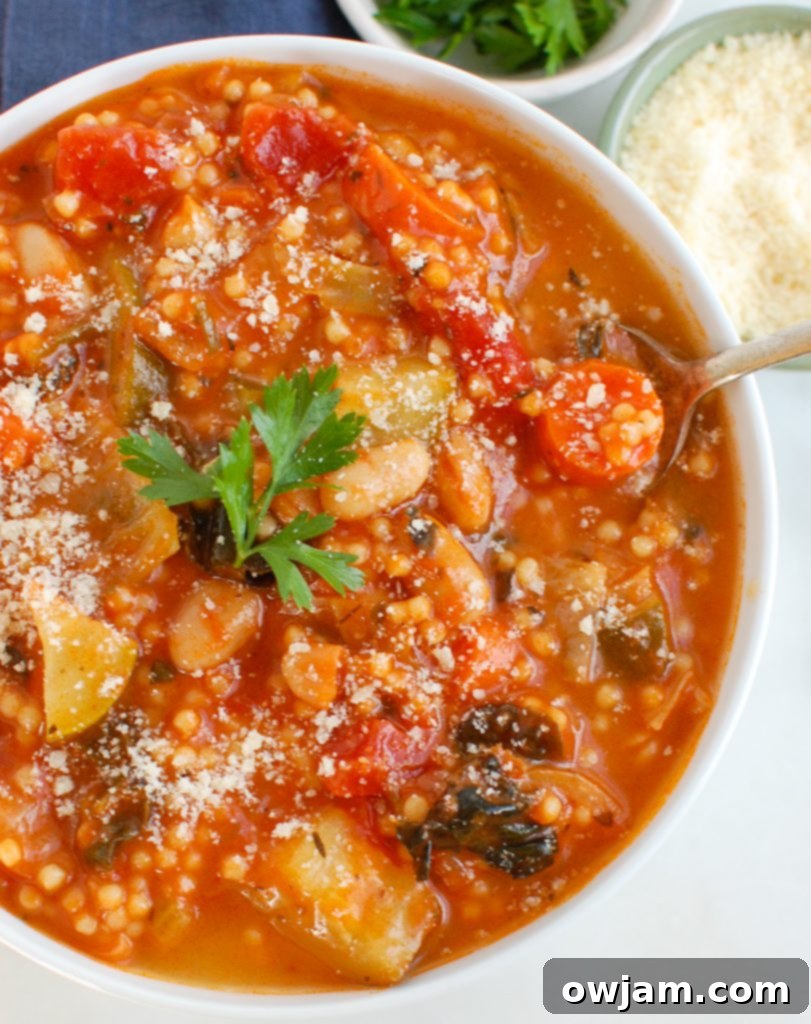 Hearty Cabbage Vegetable Soup 4 Vegetable Soup with Cabbage with small pasta