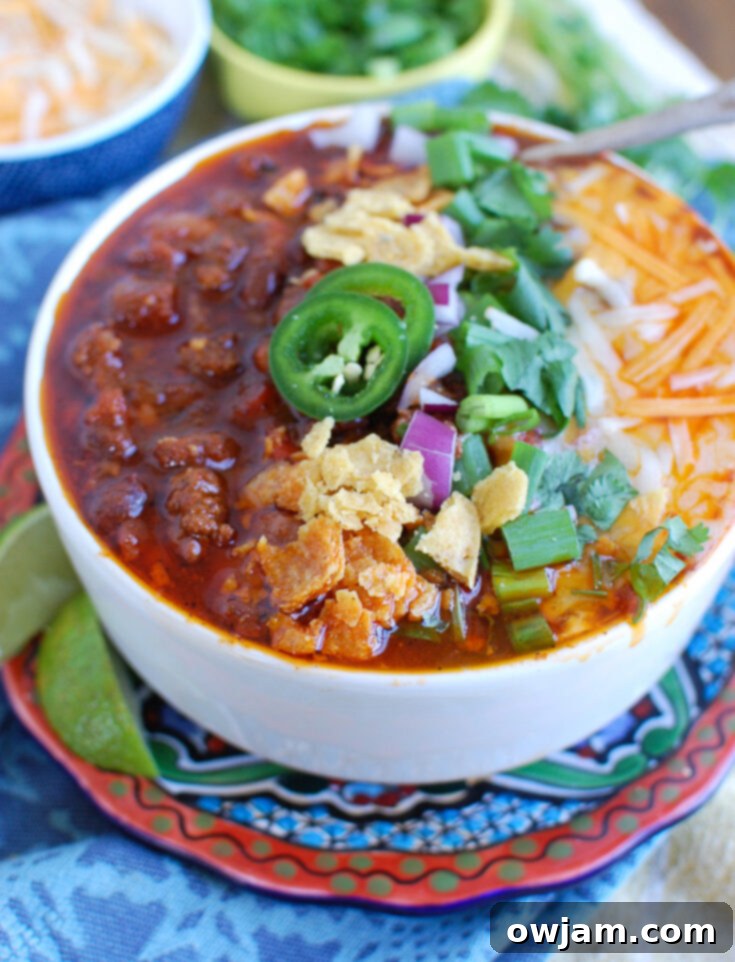 Easy Instant Pot Beef Chili