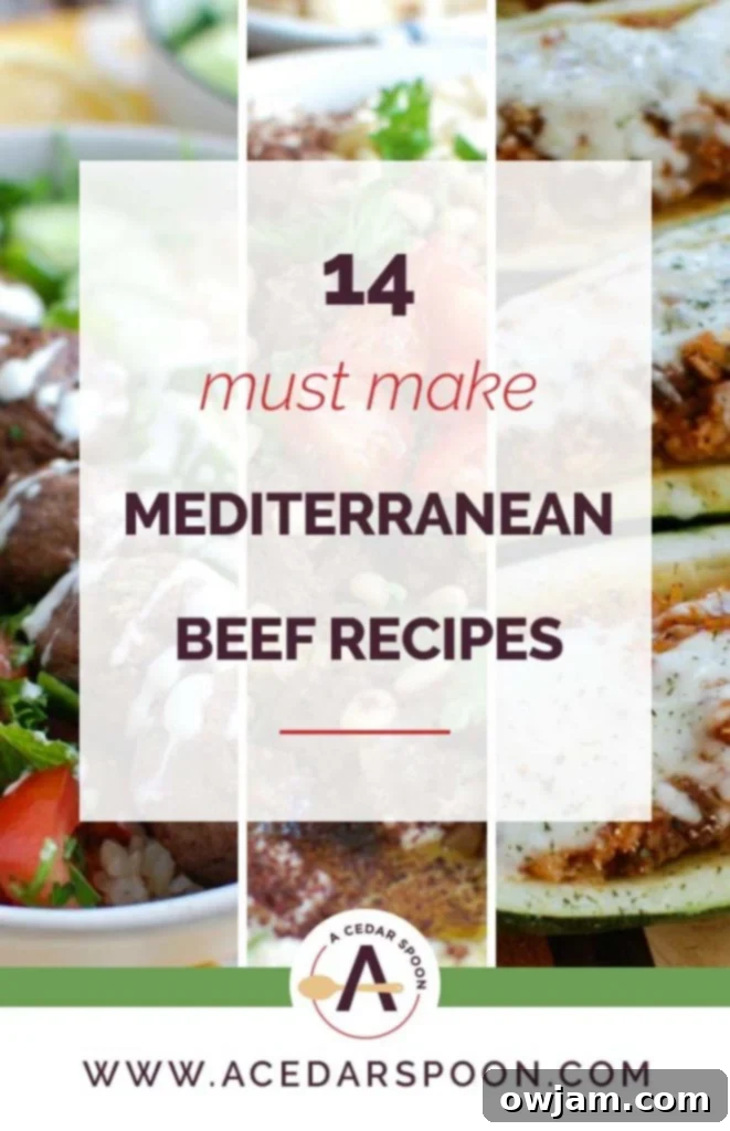 14 Mediterranean Ground Beef Recipes