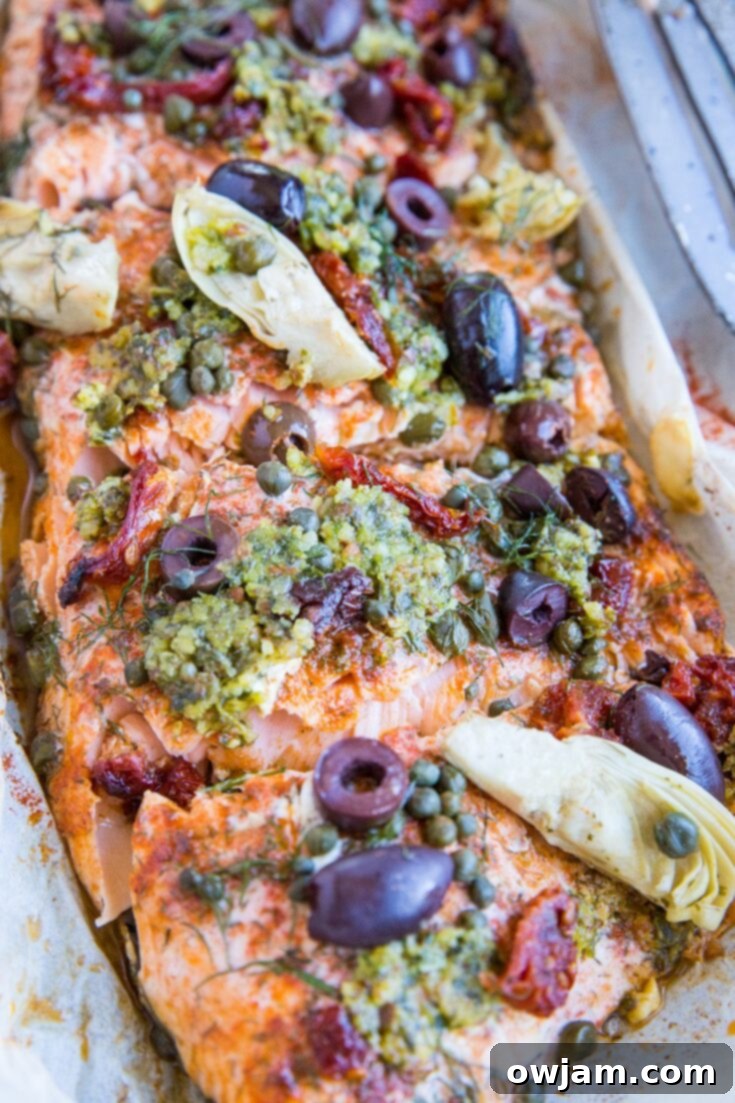Mediterranean Salmon in Parchment Paper