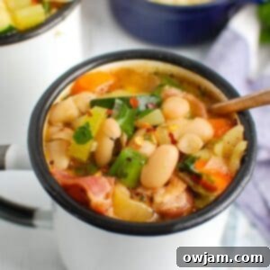 Rustic Tuscan Bean Soup 5 Tuscan Bean Soup 1200 x 1200
