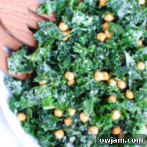 Elevated Kale Caesar 6 Kale Caesar Salad in white bowl